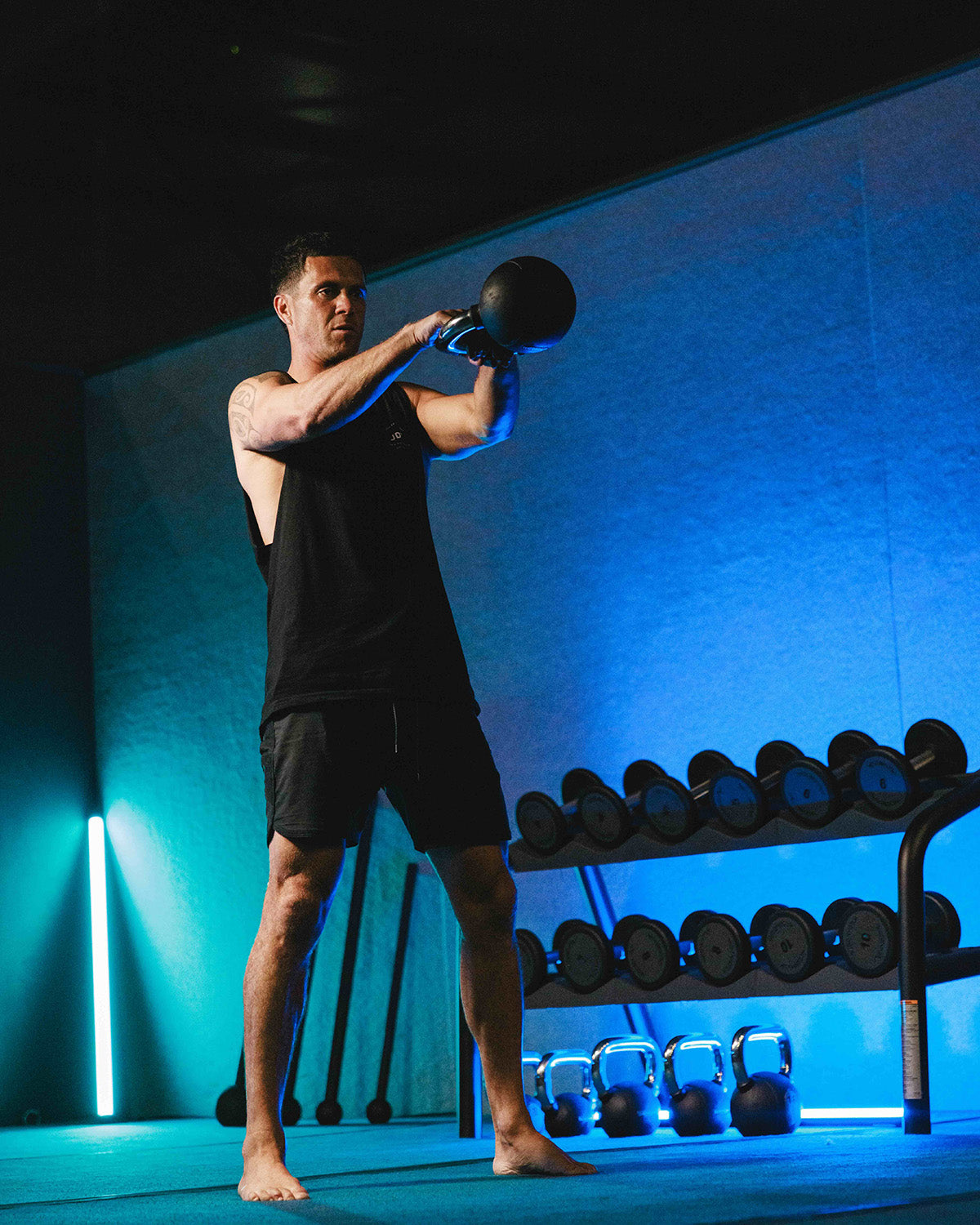surfing training in gym